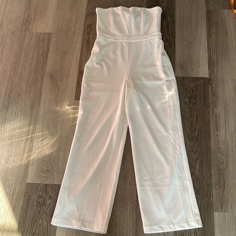 NWT WHBM strapless jumpsuit